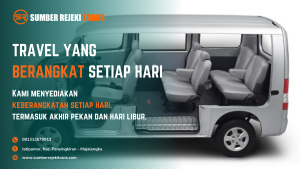 layanan travel yang berangkat setiap hari